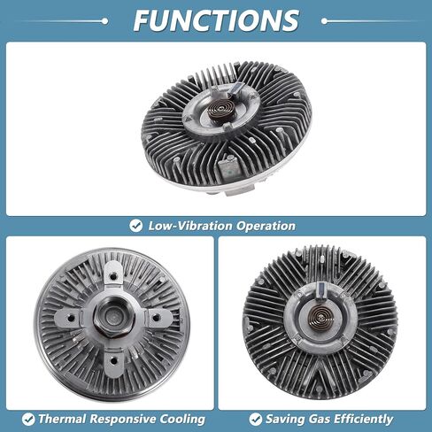 Engine Cooling Fan Clutch for Dodge for Ram 2500 I6 5.9L Turbo Diesel 1994-1999 No.52028615AB Electronic Radiator Cooling Fan Clutch in Kuwait