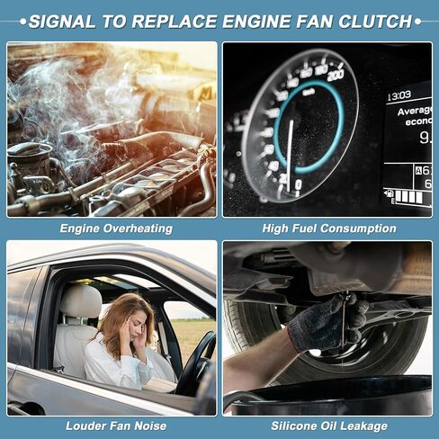 Engine Cooling Fan Clutch for Dodge for Ram 2500 I6 5.9L Turbo Diesel 1994-1999 No.52028615AB Electronic Radiator Cooling Fan Clutch in Kuwait