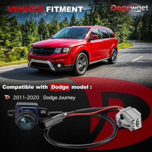 Rear View Backup Camera 56054158AB Compatible with Dodge Journey 2011-2020 Park Assist Camera Replaces PAC109 56054158AD in Saudi Arabia