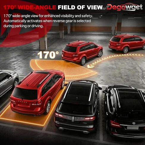 Rear View Backup Camera 56054158AB Compatible with Dodge Journey 2011-2020 Park Assist Camera Replaces PAC109 56054158AD in Saudi Arabia