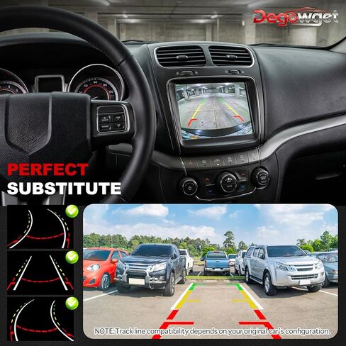 Rear View Backup Camera 56054158AB Compatible with Dodge Journey 2011-2020 Park Assist Camera Replaces PAC109 56054158AD in Saudi Arabia