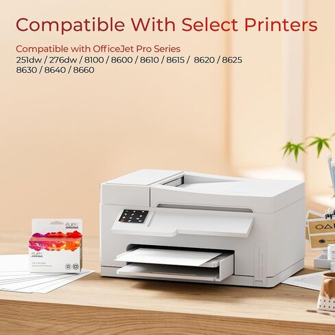 ejet 950XL 951XL Combo استبدال عالي الإنتاجية لحزمة التحرير والسرد لخراطيش الحبر HP 950 951 المتوافقة مع OfficeJet Pro 8600 8610 8615 8620 8625 8100 276DW 251DW، أسود سماوي أرجواني أصفر 4 عبوات in Kuwait