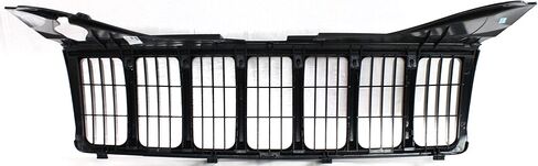 Evan-Fischer Grille Assembly Compatible with 2005-2007 Jeep Grand Cherokee Black Shell and Insert Paintable in Kuwait