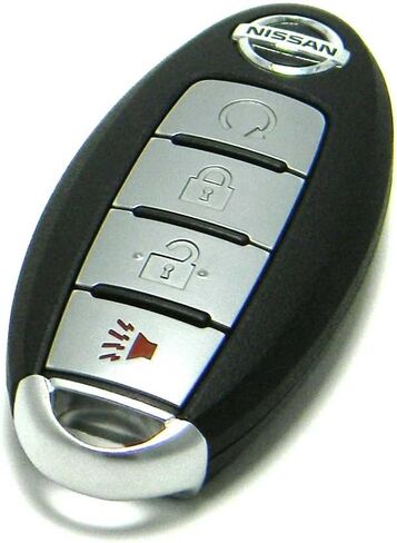 Nissan OEM 4-Button Smart Proximity Remote Key Fob، أسود، متوافق مع Nissan SUV، شاحنة بيك اب، 2015-2018 Murano، 2016-2018 Pathfinder، 2016-2019 Titan in Kuwait
