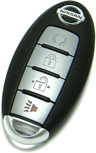 Nissan OEM 4-Button Smart Proximity Remote Key Fob، أسود، متوافق مع Nissan SUV، شاحنة بيك اب، 2015-2018 Murano، 2016-2018 Pathfinder، 2016-2019 Titan in Kuwait
