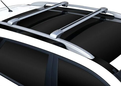 2PCS Roof Rack Cross Bar Crossbar Fit for Mercedes Benz X166 GL 2013-2019 Aluminum Luggage Racks Roof Rail Cargo Carrier (Silver) in Kuwait