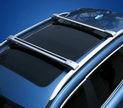 2PCS Roof Rack Cross Bar Crossbar Fit for Mercedes Benz X166 GL 2013-2019 Aluminum Luggage Racks Roof Rail Cargo Carrier (Silver) in Kuwait