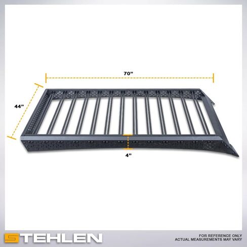 Stehlen 642167838906 70 x 44 Inch Bolt-On Roof Rack Compatible with 2023-2026 Honda CRV Low Profile Rooftop Basket with Wind Fairing - Black in Saudi Arabia
