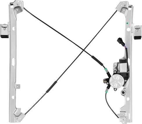 HYR Front Driver Side Power Window Regulator with Motor Fit for 2001-2006 Chevy Silverado 1500 2500 3500, Avalanche Suburban GMC Sierra 1500 2500 Yukon XL Cadillac Escalade, 741-644 (2 Pins) in Saudi Arabia