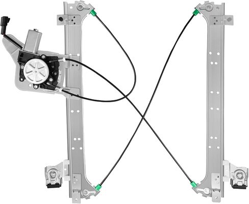 HYR Front Driver Side Power Window Regulator with Motor Fit for 2001-2006 Chevy Silverado 1500 2500 3500, Avalanche Suburban GMC Sierra 1500 2500 Yukon XL Cadillac Escalade, 741-644 (2 Pins) in Saudi Arabia