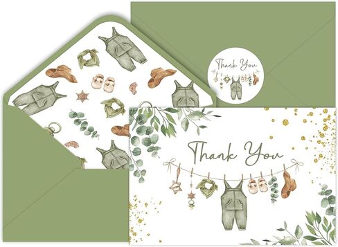 24 Pack Pink Baby Shower Thank You Cards with Envelopes, Girl Baby Gift Card Blank Note Card with Envelopes and Stickers, Greeting Cards Bulk for Baby Shower Party in Saudi Arabia