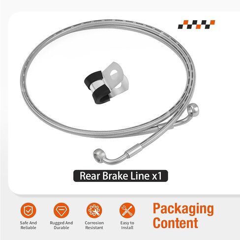 Rear Brake Line For Polaris Sportsman 550 850 Scrambler 850 2013-2025 1911678 1914132 in Kuwait