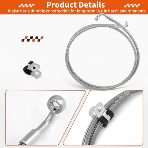Rear Brake Line For Polaris Sportsman 550 850 Scrambler 850 2013-2025 1911678 1914132 in Kuwait