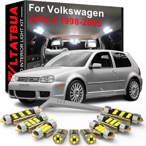 LED Interior Light Kit Package Replacement for Volkswagen VW Jetta 4 MK4 1998 1999 2000 2001 2002 2003 2004 2005 in Kuwait
