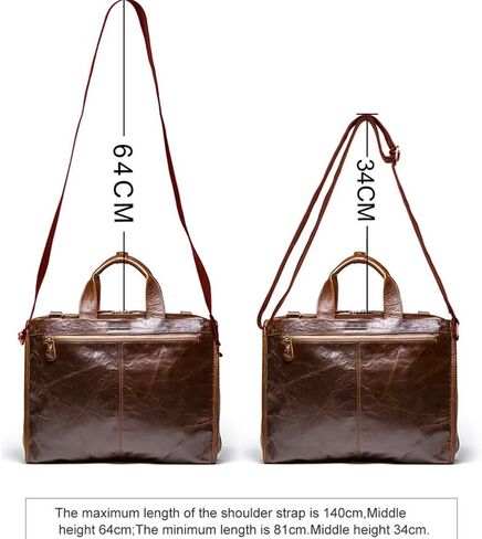 Briefcases for Men Mens Business Briefcase Shoulder Handbags Expandable Bag for Business Travel Office in Saudi Arabia