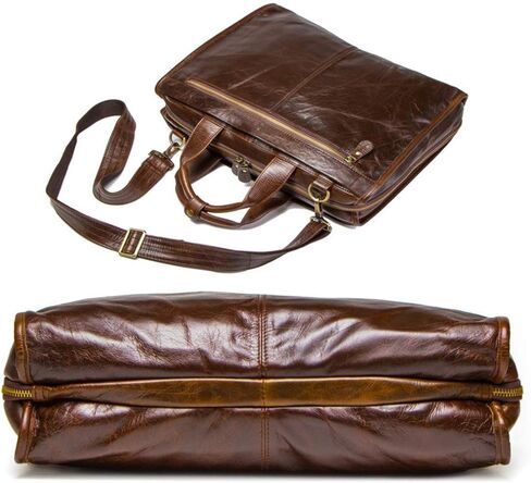 Briefcases for Men Mens Business Briefcase Shoulder Handbags Expandable Bag for Business Travel Office in Saudi Arabia