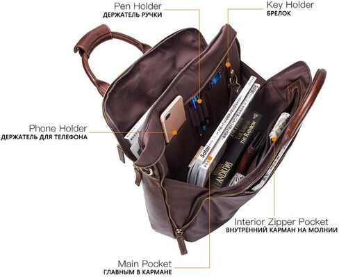 Briefcases for Men Mens Business Briefcase Large Shoulder Handbags for Business Travel Office in Saudi Arabia