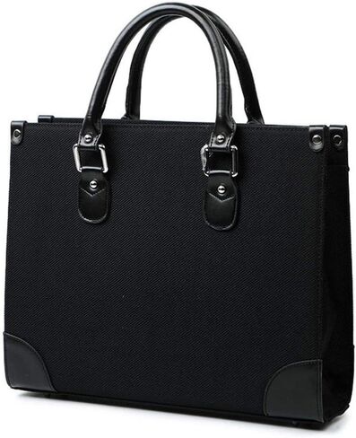 Briefcases for Men Mens Handbags Briefcase Business Removable Shoulder Strap for Business Travel Office in Kuwait