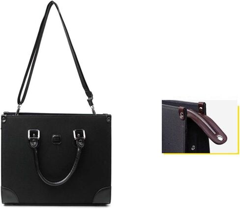 Briefcases for Men Mens Handbags Briefcase Business Removable Shoulder Strap for Business Travel Office in Kuwait