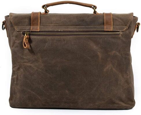 Briefcases for Men Laptop Briefcase Canvas Bag Waterproof Expandable Shoulder for Business Travel Office in Kuwait