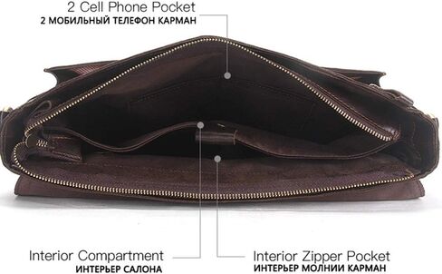 Briefcases for Men Business Large Multifunction Briefcase Shoulder Handbags for Business Travel Office in Kuwait