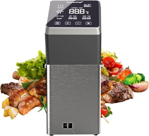 AnchorChef Immersion Circulator, Commercial Restaurant Sous Vide Machine，Large capacity sous vide, Fast-Heating，Sous vide cooker 1400W，With large Touchscreen Accurate Temperature Timer (110V) in Saudi Arabia