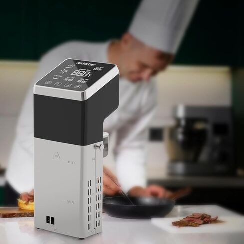 AnchorChef Immersion Circulator, Commercial Restaurant Sous Vide Machine，Large capacity sous vide, Fast-Heating，Sous vide cooker 1400W，With large Touchscreen Accurate Temperature Timer (110V) in Saudi Arabia