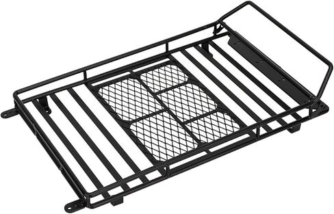 RC Car Roof Rack Luggage Carrier Tray with LED Light Bar for SCX10 CC01 TF2 1/10 RC Car in Saudi Arabia