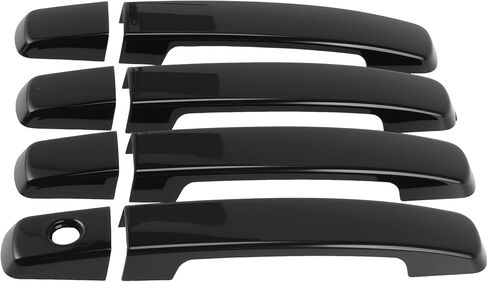Exterior Door Handle Cover Trim for Nissan Frontier 2022-2025 Front Rear Door Handle Cover Set Glossy Black in Kuwait