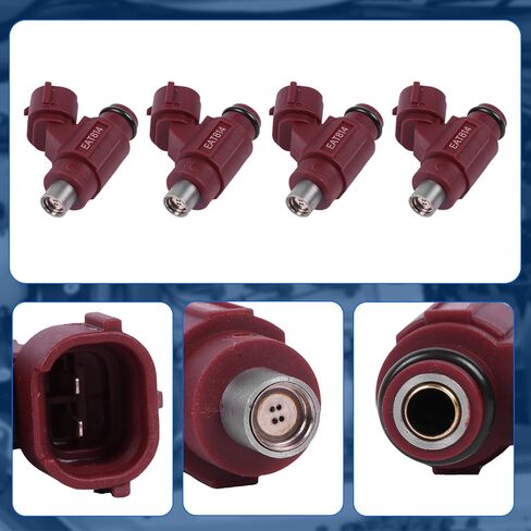 6ET-13761-00-00 4pcs Fuel Injectors Fit for YAMAHA Waverunner FZR FZS FX SVHO AR195 SX195 GP1800 (Need 4pcs Per Engine), Replace OE 6ET137610000 6ET-13761-00-00 in Kuwait