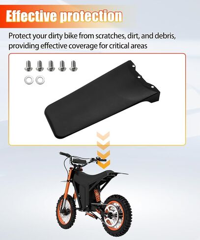 New Upgraded Electric Dirt Bike Rear Fender for Tuttio Tutti Soleil 01 | Mudguard Splash Mud Guard | Durable Weather-Resistant Protection in Saudi Arabia