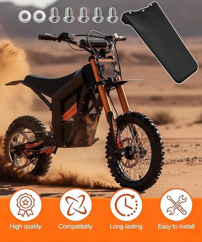 New Upgraded Electric Dirt Bike Rear Fender for Tuttio Tutti Soleil 01 | Mudguard Splash Mud Guard | Durable Weather-Resistant Protection in Saudi Arabia