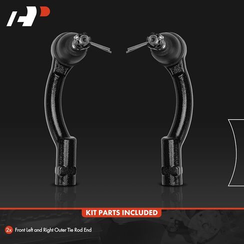 A-Premium 2 x Front Outer Tie Rod Ends, Compatible with Hyundai Genesis 2009-2015, Equus 2011-2014 in Kuwait