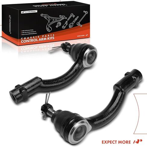 A-Premium 2 x Front Outer Tie Rod Ends, Compatible with Hyundai Genesis 2009-2015, Equus 2011-2014 in Kuwait