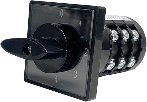 HZ5B-20AE205/3 20Amp 0-4 موضع مفتاح كاميرا دوار عالمي اتصال فضي in Kuwait