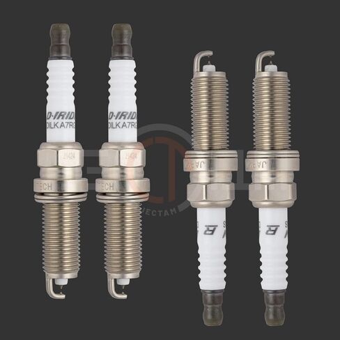 Iridium Spark Plugs 4 Pack 12290-5A2-A01 DILKAR7G11GS Automotive Replacement Spark Plugs Compatible with Honda Accord Civic 2010-2019 CR-V 2015-2019 Fit for Acura ILX TLX 2015-2019 2.4L in Kuwait