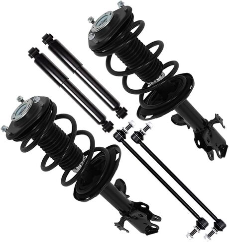 SCITOO Suspension Strut Shock for 2013-2018 for Toyota for RAV4 Front Complete Strut Assembly,Rear shock absorber,Stabilizer Bar Link -6pcs in Kuwait