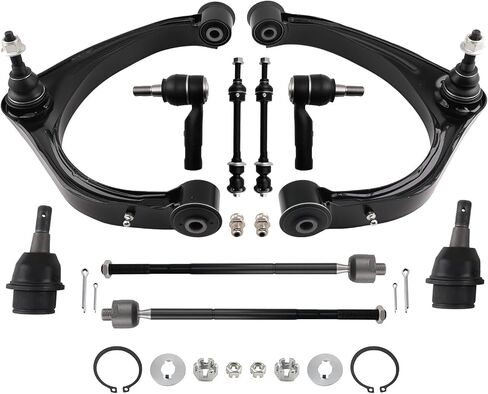 maXpeedingrods 10Pc Front Upper Control Arm for Ram 1500 2013-2018 Ram 1500 Classic 2019-2022, Suspension Kit Control Arm w/Ball Joint Sway Bar End Link Inner Outer Tie Rod End in Kuwait