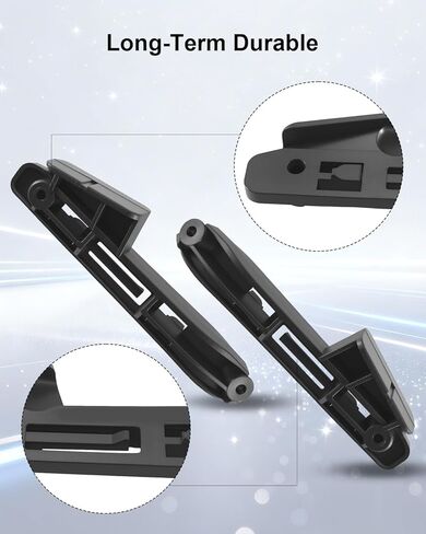 Front Left and Right Bumper Support Bracket Retainer Fit for BMW 328i 335i 335is 328xi 328i xDrive 335i xDrive 2007-2013 Replace 51117156555 51117156556 Driver Passenger Side in Saudi Arabia