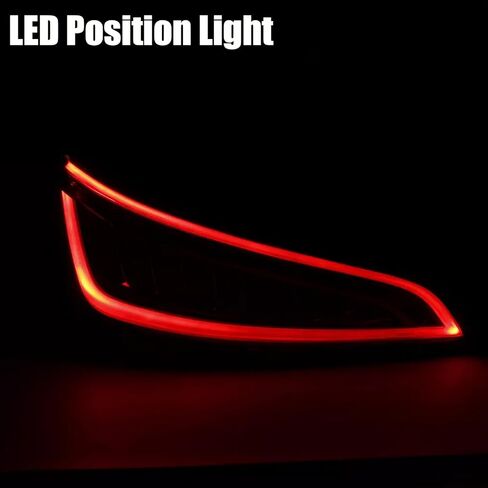 LED Tail Light Assembly Compatible With 2013-2017 Audi Q5 Taillight Tail Lamp Brake Lamp Rear Light Backup Light Replacement Left Driver Side Partslink#8R0945093D in Saudi Arabia