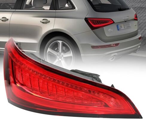 LED Tail Light Assembly Compatible With 2013-2017 Audi Q5 Taillight Tail Lamp Brake Lamp Rear Light Backup Light Replacement Left Driver Side Partslink#8R0945093D in Saudi Arabia