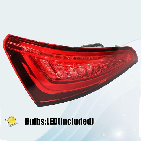 LED Tail Light Assembly Compatible With 2013-2017 Audi Q5 Taillight Tail Lamp Brake Lamp Rear Light Backup Light Replacement Left Driver Side Partslink#8R0945093D in Saudi Arabia