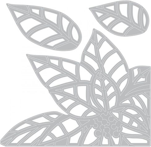 Sizzix Poinsettia Pieces by Tim Holtz Dies, Multicolor in Saudi Arabia