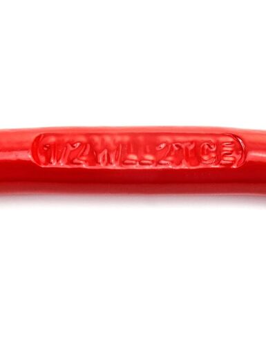 QWORK Oblong Master Link، عبوتان، 1/2 بوصة، 4400 رطل، حلقة رفع سلسلة فولاذية شديدة التحمل من الدرجة 80، لتطبيقات الرفع والتزوير - أحمر in Kuwait