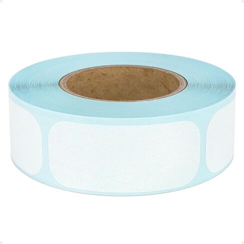 THEBLUETOUCH 500 pcs Dissolvable Food Labels - 0.75" x 1.75" Water Dissolving Labels, No Residue for Meal Prep & Food Storage Containers in Saudi Arabia