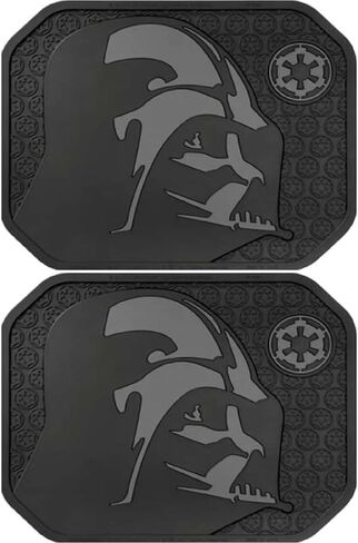 Star Wars Darth Vader with Galactic Empire Logo Car Truck SUV Front & Rear Seat Rubber Floor Mats - 4PC in Kuwait