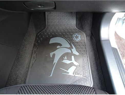 Star Wars Darth Vader with Galactic Empire Logo Car Truck SUV Front & Rear Seat Rubber Floor Mats - 4PC in Kuwait