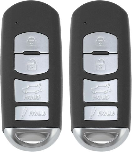 X AUTOHAUX WAZSKE13D02 315Mhz استبدال مفتاح ذكي عن بعد للدخول بدون مفتاح فوب لمازدا CX-9 لمازدا CX-5 17-19 TK52-67-5DY TK52675DY 49 رقاقة 4 أزرار 2 قطعة in Kuwait