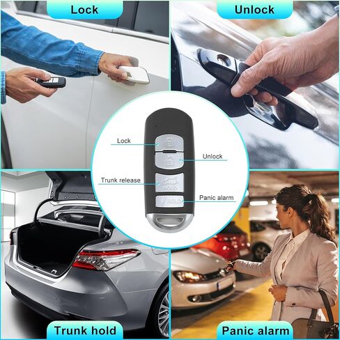 X AUTOHAUX WAZSKE13D02 315Mhz استبدال مفتاح ذكي عن بعد للدخول بدون مفتاح فوب لمازدا CX-9 لمازدا CX-5 17-19 TK52-67-5DY TK52675DY 49 رقاقة 4 أزرار 2 قطعة in Kuwait