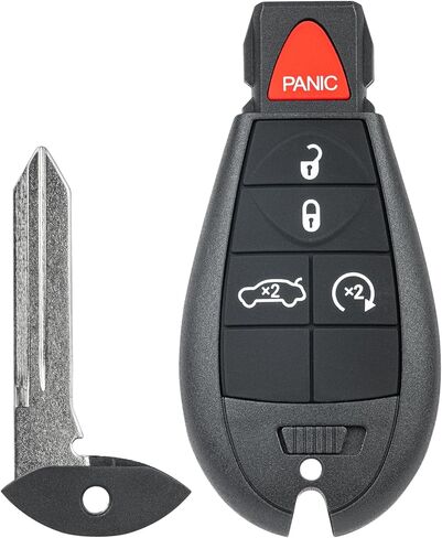 Vurkcy Key Fob Replacement for 2013-2016 Dodge Dart Car Keyless Entry Remote Control, M3N32297100 M3N-32297100, 5 Buttons in Kuwait